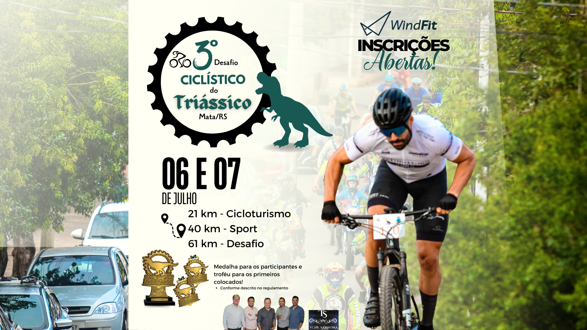 Nova data 3º Desafio Ciclístico do Triássico