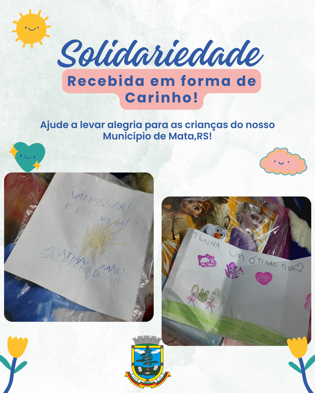 💖 Solidariedade recebida em forma de carinho!