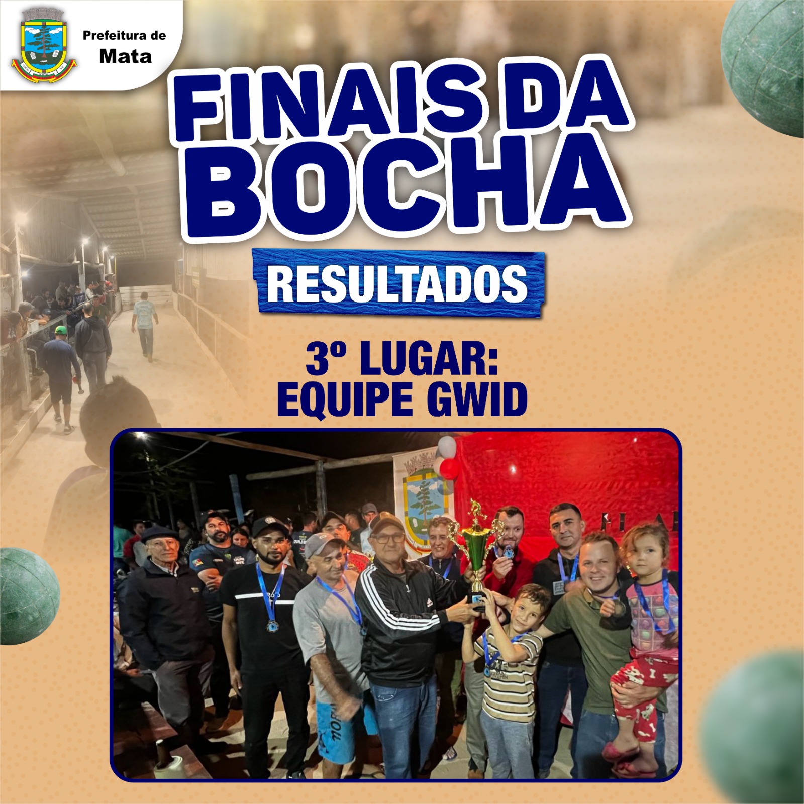 Campeonato Municipal de Bocha – Chão Batido!