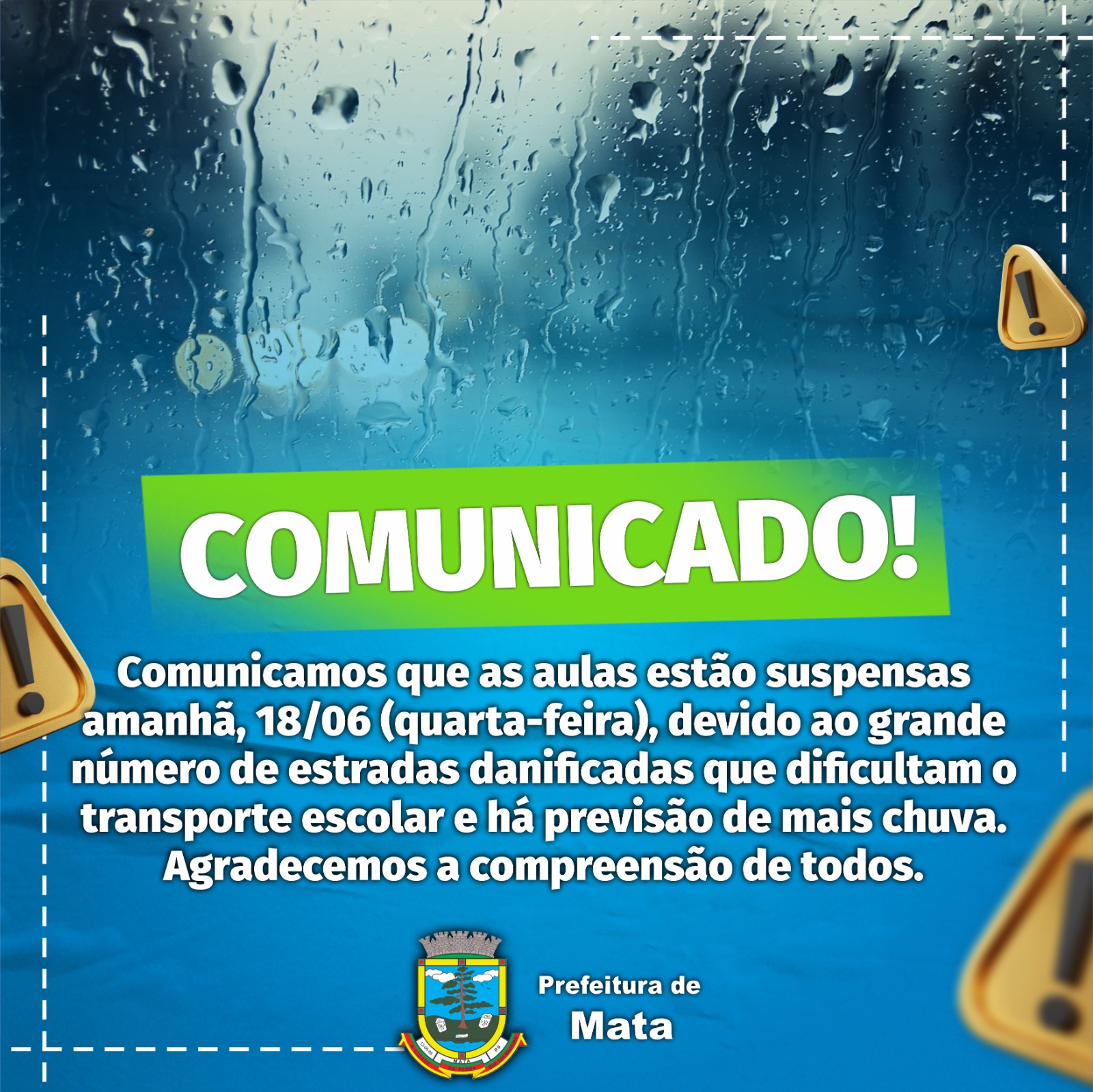 AULA SUSPENSAS