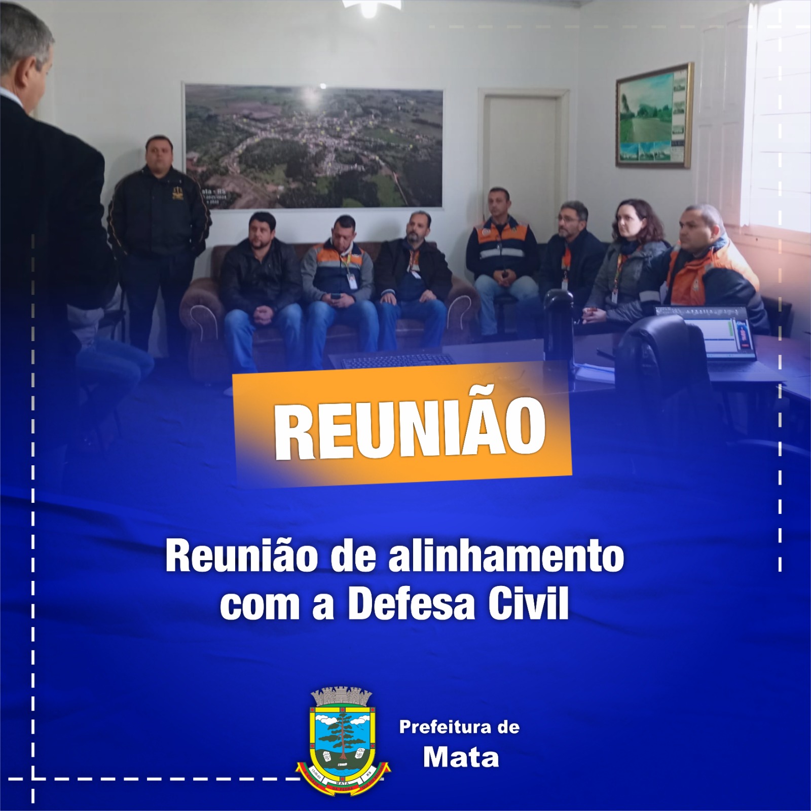 Defesa Civil - Verificação técnica no Morro Central de Mata/RS 
